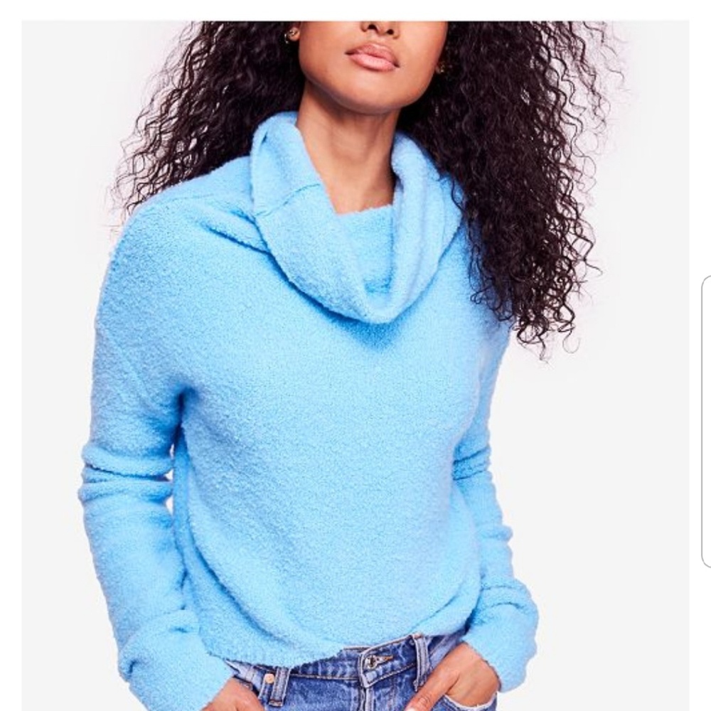 Free People Stormy Cowl Neck Sweater